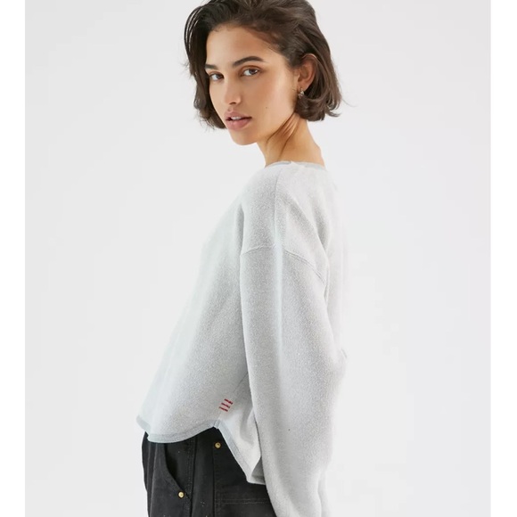 UO BDG Grey Cropped Sweater - Picture 2 of 3